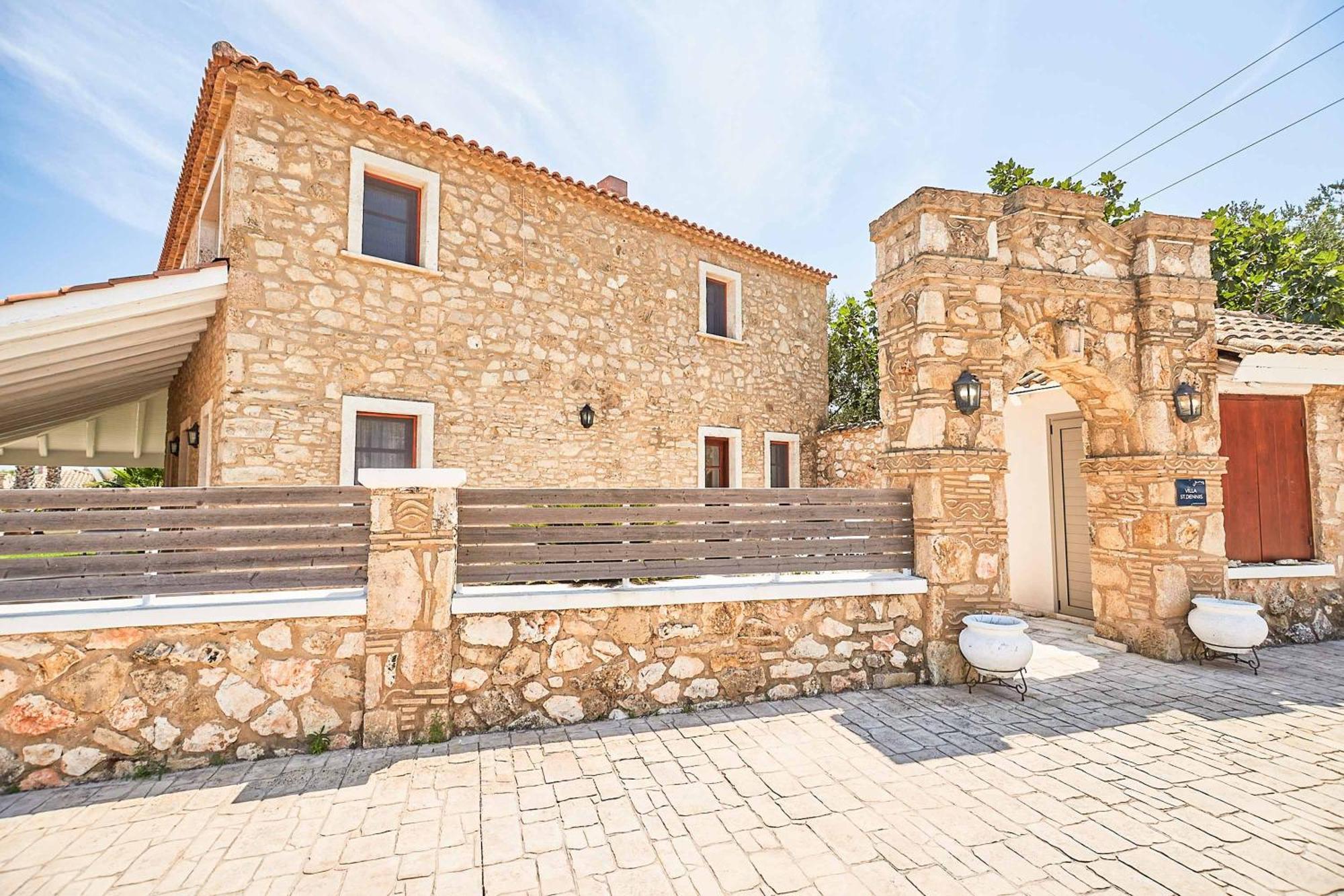 Villa St Dennis Makris Gialos  Exterior foto